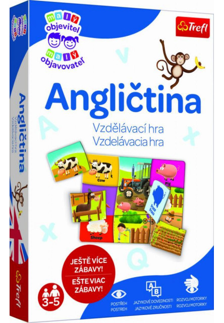 Trefl Malý objeviteľ: Angličtina pre predškolákov / Nová verzia SK/CZ Trefl