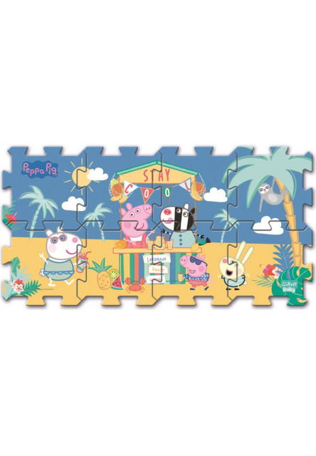 Trefl Penové puzzle  Peppa Pig leto