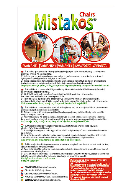 Trefl Hra Mistakos Stoličky