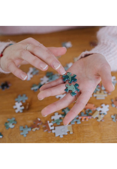 Trefl Prime Puzzle 1000 UFT - Joga, mačky a káva: Pokoj v duši