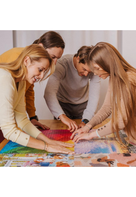 Trefl Prime puzzle 1000 UFT - Farebné šplechy: Nanuky a cukríky