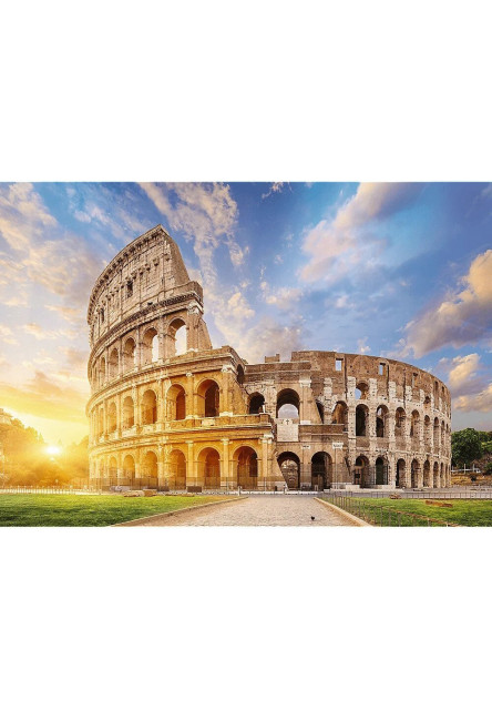 Trefl Prime puzzle 1000 UFT - Romantický západ slnka: Koloseum v Ríme, Taliansko
