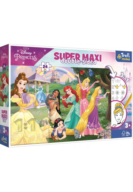 Trefl Puzzle 24 SUPER MAXI -  Disney Princess