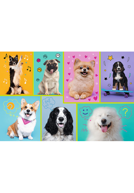Trefl Puzzle 100 dielikov - Šťeniatka
