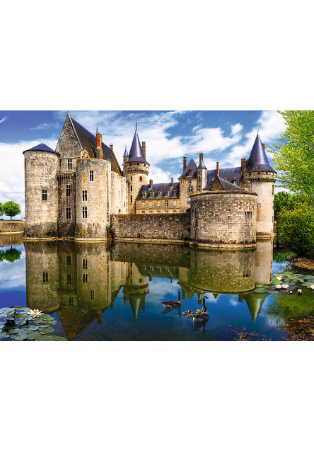 Trefl Puzzle 3000 - Zámok v Sully-sur-Loire, Francúzsko