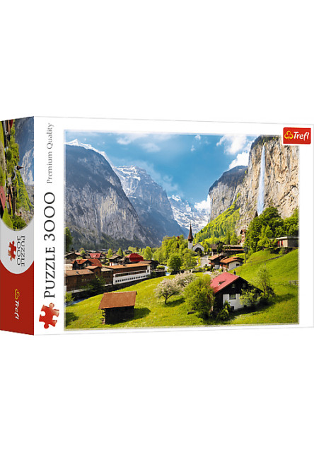 Trefl Puzzle 3000 - Lauterbrunnen, Švajčiarsko Trefl