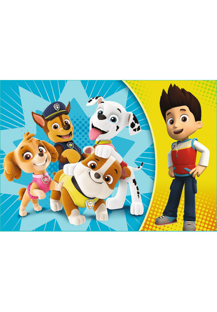 Trefl Puzzle 4v1 - Šťastný tím Paw Patrol / Viacom PAW Patrol