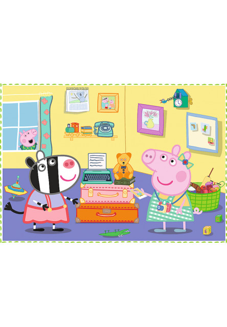 Trefl Puzzle 4v1 - Spomienka na prázdniny / Peppa Pig