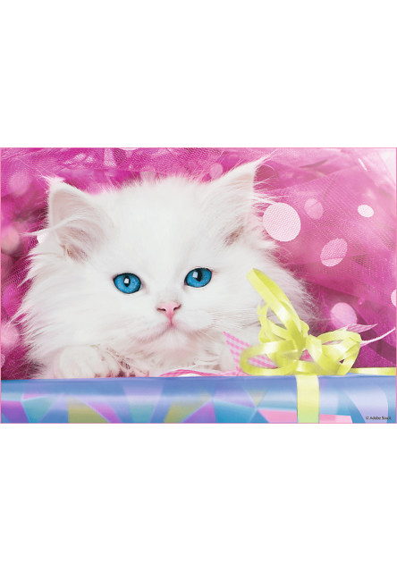 Trefl Puzzle 4v1 - Zábavné mačky