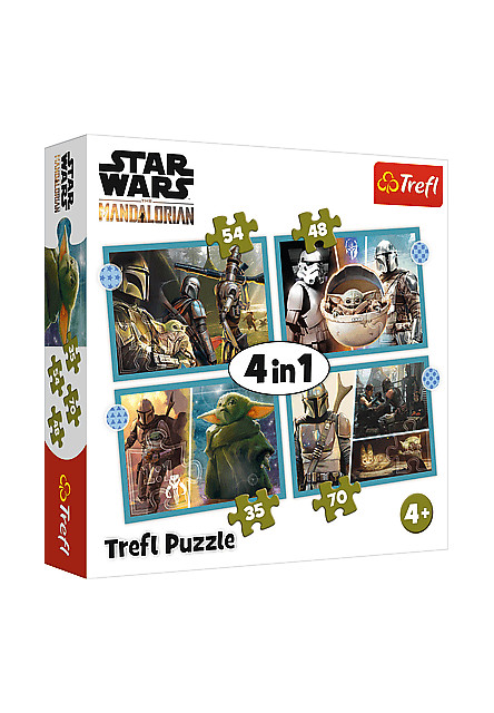 Trefl Puzzle 4v1 - Mandalorian