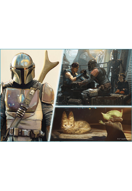 Trefl Puzzle 4v1 - Mandalorian