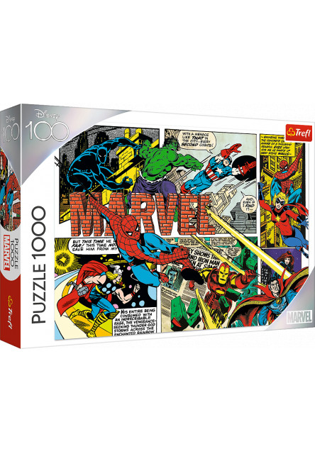 Trefl Puzzle 1000 - Neporaziteľní Avengeri / Disney 100