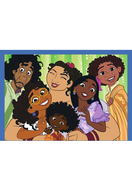 Trefl Puzzle 4v1 - Šťastný svet Disney / Disney 100