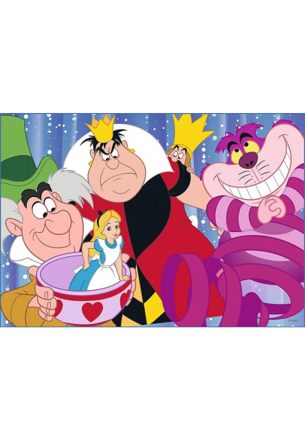 Trefl Puzzle 4v1 - Šťastný svet Disney / Disney 100