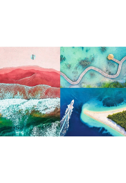 Trefl Prime puzzle 500 UFT - Letecký pohľad: Nad vodou