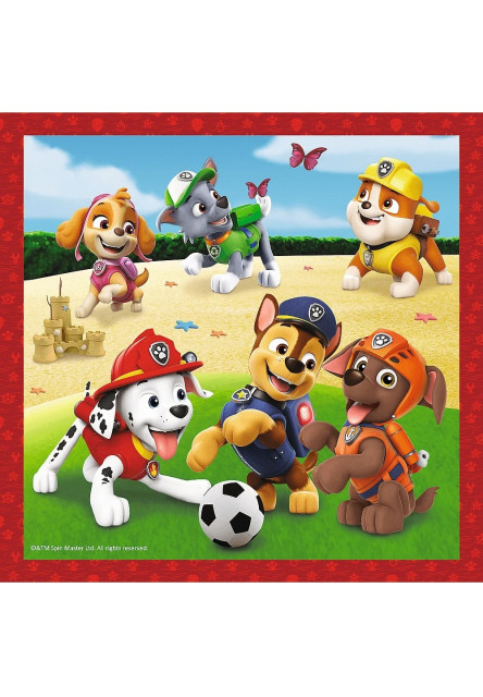 Puzzle 3v1 - Šťastní psi z Labkovej Patroly / Viacom PAW Patrol