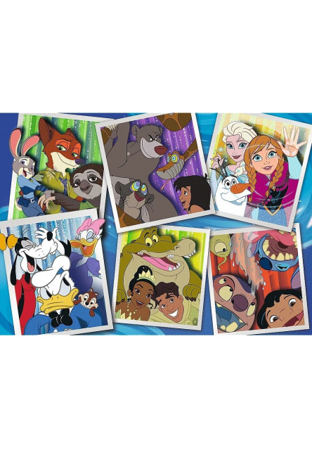 Trefl Puzzle 200 - Disney hrdinovia / Disney 100