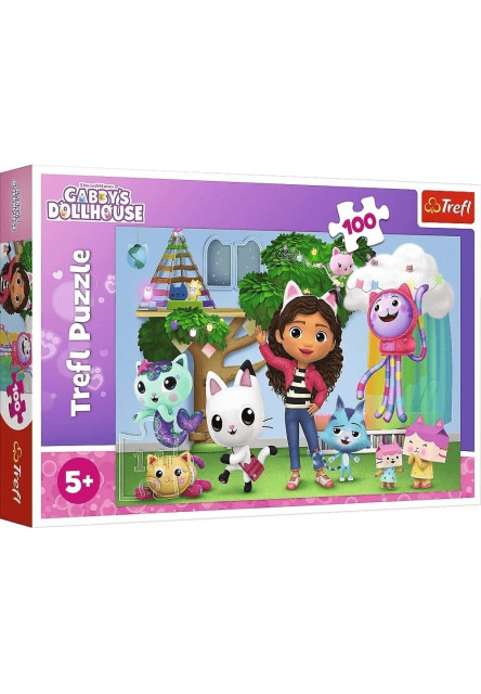 Trefl Puzzle 100 dielikov - Gabby's Dollhouse