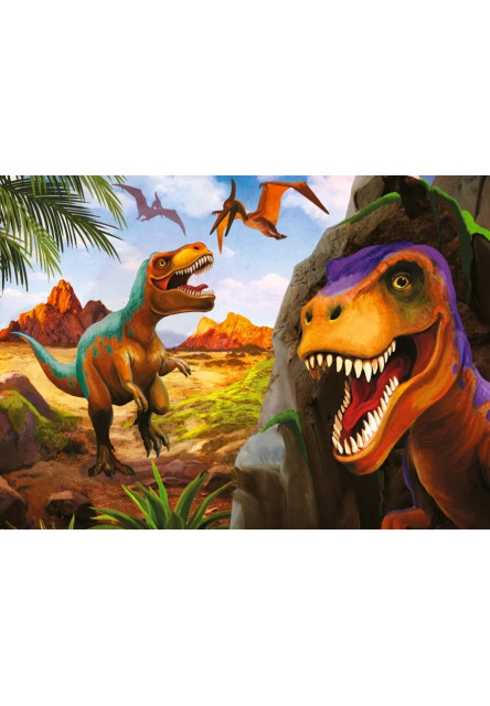 Trefl Puzzle 20 miniMAXI Preskúmajte svet dinosaurov