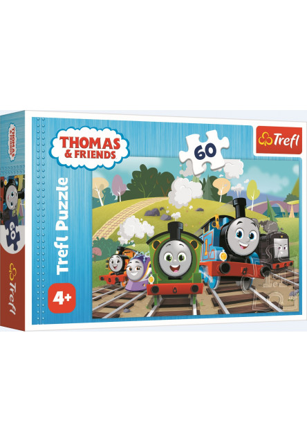 Trefl puzzle 60 dielikov - Tom na výlete / Thomas and Friends