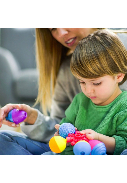 Trefl Lalaboom - Súprava spájacích korálkových blokov - 36 dielov