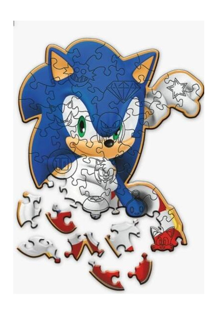 Trefl Drevené puzzle Junior 50 dielikov - Smart Sonic