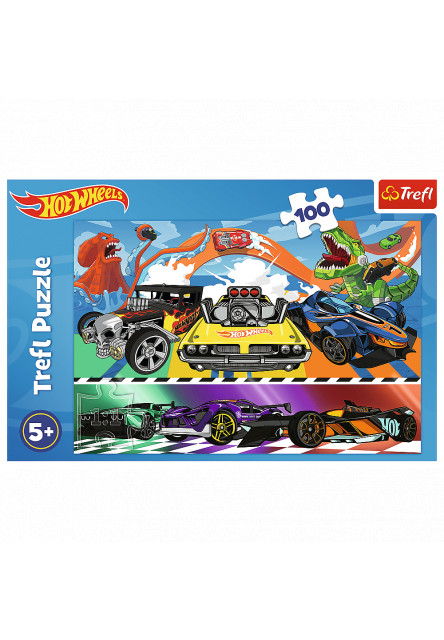 Trefl Puzzle 100 dielikov - Rýchlostné autá / Hot Wheels