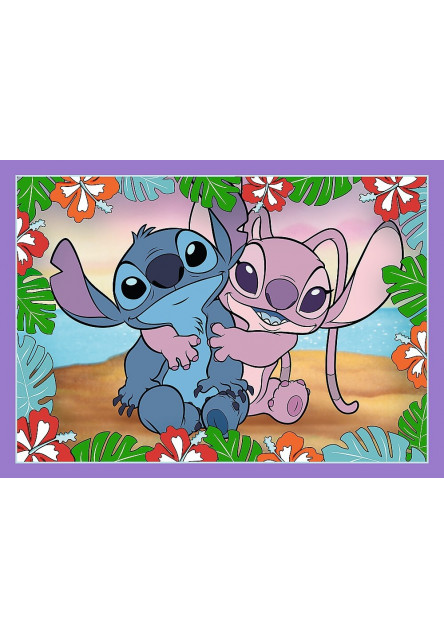 Trefl Puzzle Lilo&Stitch: Bláznivý deň 4v1 (35,48,54,70 dielikov)