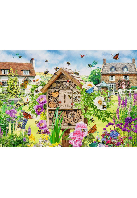 Trefl Puzzle 1000 Premium Plus - Čajový čas: Domček pre včielky