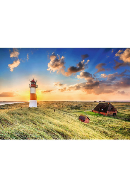 Trefl Puzzle 1000 Premium Plus - Foto Odysea: Maják List-Ost, Nemecko