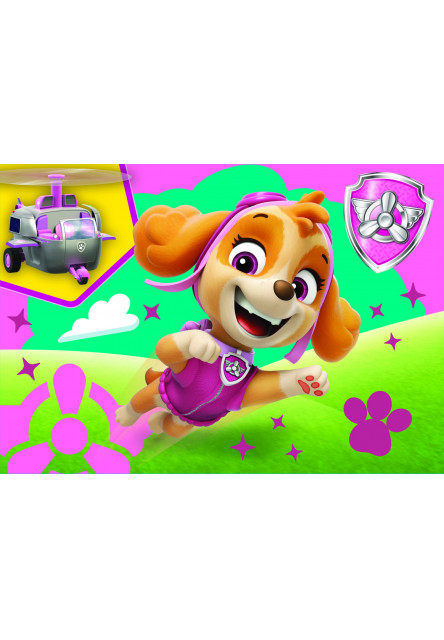 Trefl Puzzle 4v1 - Šteniatka v behu / Viacom PAW Patrol