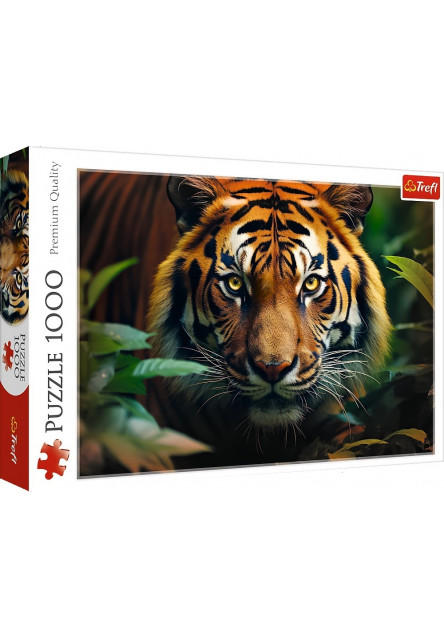 Trefl Puzzle 1000 - Divoký tiger