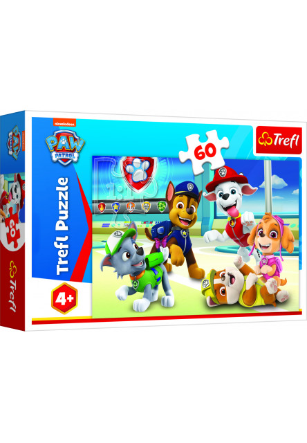 Trefl Puzzle 60 - Vo svete šteniat / Viacom PAW Patrol Trefl