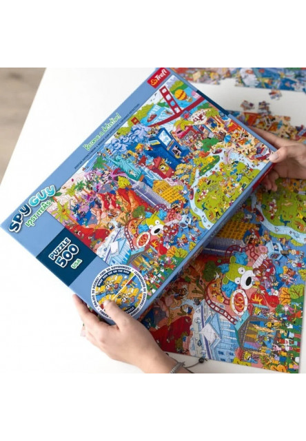 Trefl Puzzle Kolekcia Spy Guy Lost: USA 500 dielikov