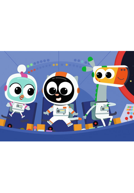 Trefl Puzzle Čím dnes budem?: Zoznámte sa s Mourkom 60 dielikov