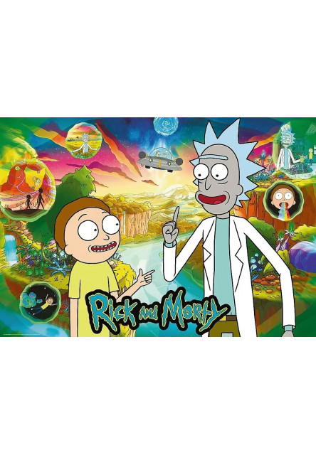 Trefl Puzzle 1000 Premium Plus Quality Rick a Morty