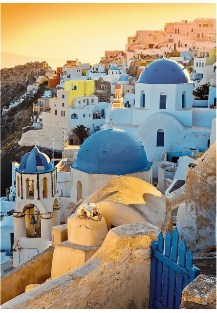 Trefl Puzzle 1000 Premium Plus Quality Foto Odysea: Mesto Oia, Santorini