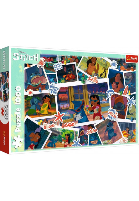 Trefl Puzzle 1000 Lilo a Stitch na dovolenke