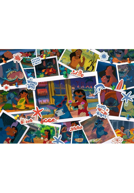 Trefl Puzzle 1000 Lilo a Stitch na dovolenke