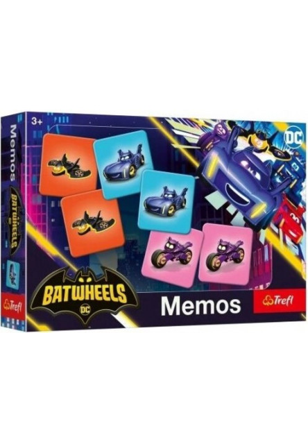 Trefl Batwheels Pexeso Batmanov vozový park