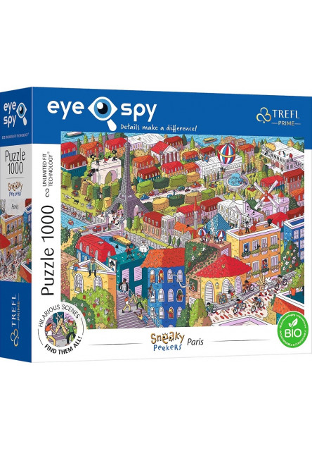 Trefl Puzzle Eye-Spy Sneaky Peekers, Paríž 1000 dielikov