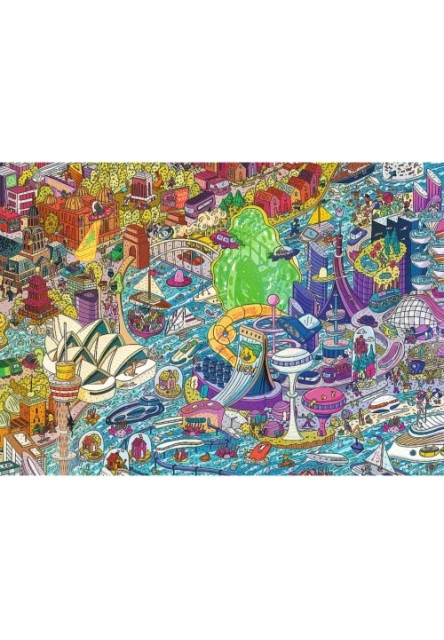 Trefl Puzzle Eye-Spy Sneaky Peekers, Sydney 1000 dielikov