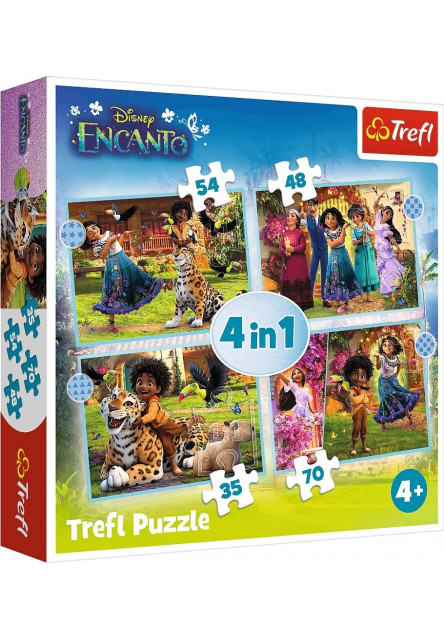 Trefl Puzzle 4v1 Encanto