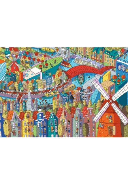 Trefl Puzzle Eye-Spy Sneaky Peekers, Amsterdam 1000 dielikov