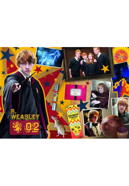 Trefl Puzzle Harry Potter, Harry Potter, Ron, Hermiona 3v1 400 + 500 + 600 dielikov