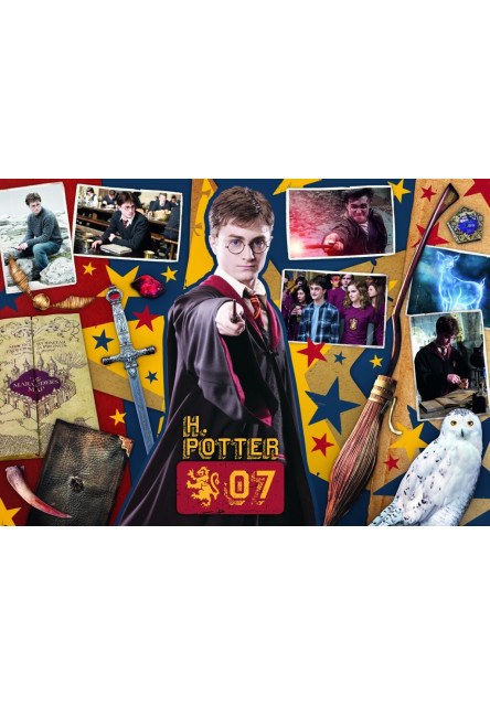 Trefl Puzzle Harry Potter, Harry Potter, Ron, Hermiona 3v1 400 + 500 + 600 dielikov