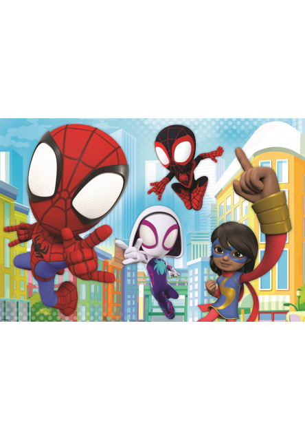 Trefl Puzzle Super Shape XXL Spidey a jeho úžasní priatelia 60 dielikov