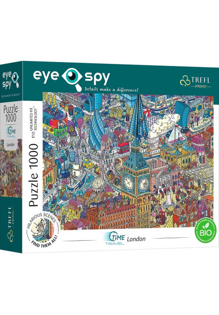 Trefl Puzzle Eye-Spy Sneaky Peekers, Londýn 1000 dielikov