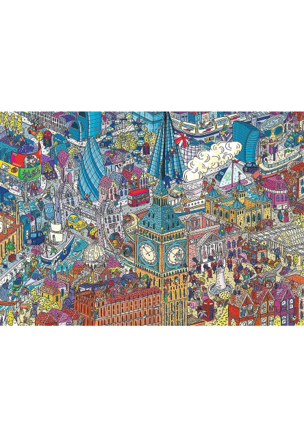 Trefl Puzzle Eye-Spy Sneaky Peekers, Londýn 1000 dielikov