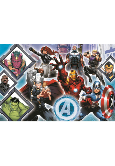 Trefl Puzzle TREFL Puzzle Super Shape XL Avengers 104 dielikov